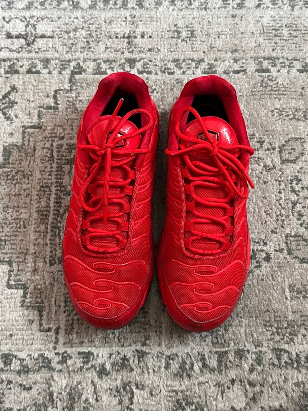 Nike Women's Bright Red Athletic Sneakers